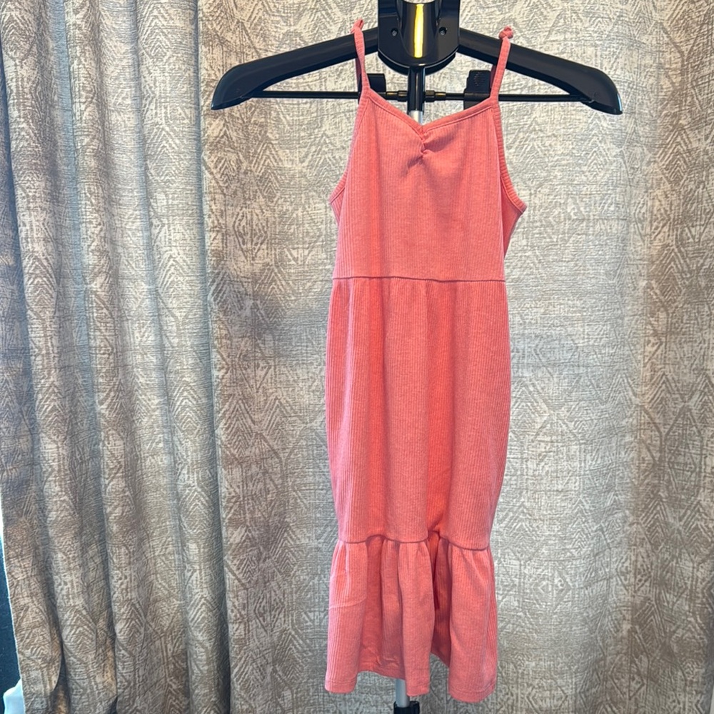 Old Navy Pink Ruffled Sundress Sleeveless